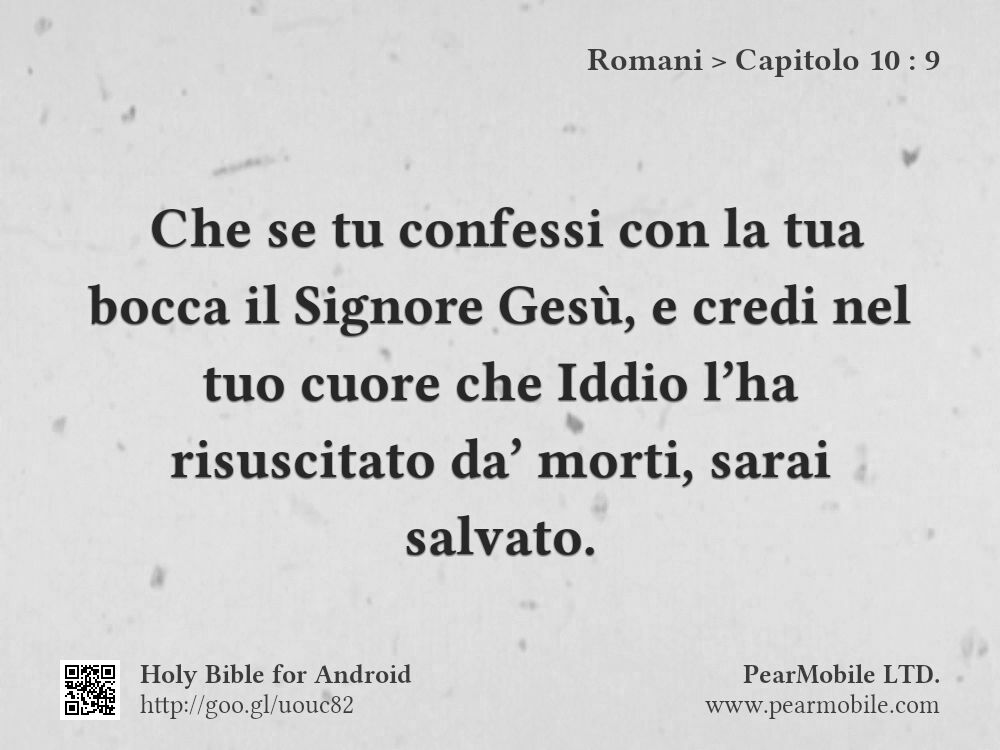 Romani, Capitolo 10:9